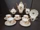 Vintage Sterling China Japan Gold Demitasse Tea Set Lot Of 17 Pieces