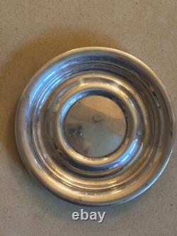 Vintage Sterling Silver Demitasse Set of Cups, Saucers & Original Case