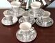 Vintage Tiffany & Co 18568/18569 Demitasse Cups/saucers/liners, No Mono, 16 Oz