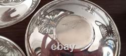 Vintage Tiffany & Co 18568/18569 Demitasse Cups/Saucers/Liners, No Mono, 16 oz