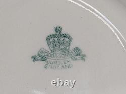 Vintage Wood & Sons Burslem England Demitasse Cup & Saucer Set 4 Octagon Fruit