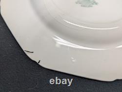 Vintage Wood & Sons Burslem England Demitasse Cup & Saucer Set 4 Octagon Fruit