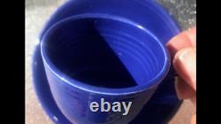 Vintage two Fiestaware demitasse cups & saucers. Unmarked. Ca 1936-1943. VGC