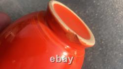 Vintage two Fiestaware demitasse cups & saucers. Unmarked. Ca 1936-1943. VGC