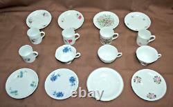 Vista Alegre Portugal for Mottahedeh Demitasse Cups/Saucers Lot of 8 Sets T1477
