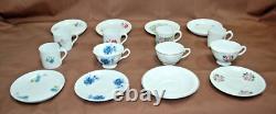 Vista Alegre Portugal for Mottahedeh Demitasse Cups/Saucers Lot of 8 Sets T1477 Vista Alegre Portugal for Mottahedeh Demitasse Cups/Saucers Lot of 8 Sets T1477