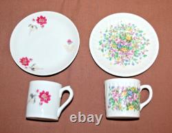 Vista Alegre Portugal for Mottahedeh Demitasse Cups/Saucers Lot of 8 Sets T1477