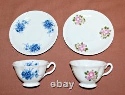Vista Alegre Portugal for Mottahedeh Demitasse Cups/Saucers Lot of 8 Sets T1477