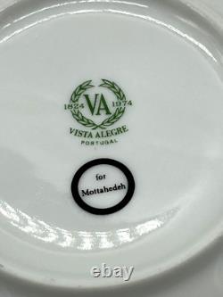 Vtg 1970s Mottahedeh Vista Alegre Demitasse Espresso Cups Saucers Coffee Bean
