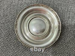Vtg Antique International Silver Co. Sterling Set of 6 Demitasse Cups & Saucers