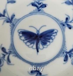 Vtg Bing & Grondahl Butterfly Demitasse Cups & Saucers Porcelain Denmark 6 Sets
