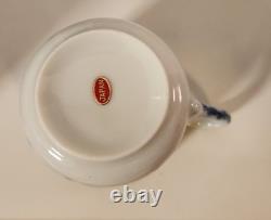 Vtg Japan Blue Phoenix Demitasse Coffee Set Pot, Creamer, Sugar, 7 Cups &Saucers