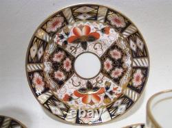 Vtg John Aynsley China 5500 Traditional Imari 4 Can Demitasse Cups & Saucers