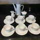 Vtg Rosenthal Studio Line Mcm Demitasse Teapot Cups / Saucers Cream/ Sugar Euc