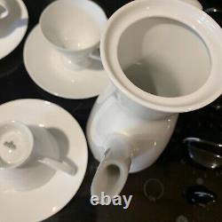 Vtg Rosenthal Studio Line MCM Demitasse Teapot Cups / Saucers Cream/ Sugar Euc