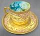 W. A. Adderley & Co Signed Roses Demitasse Cup & Saucer 1886-05