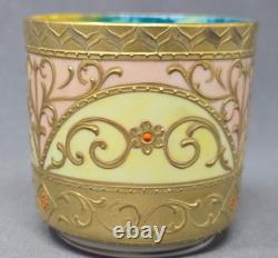 W. A. Adderley & Co Signed Roses Demitasse cup & Saucer 1886-05