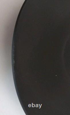 Wedgewood Demitasse Black Basalt Set Of 4 Cups and 4 Saucers HARD TO FIND