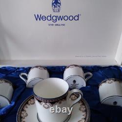 Wedgewood demitasse cup and saucer complete sets of six