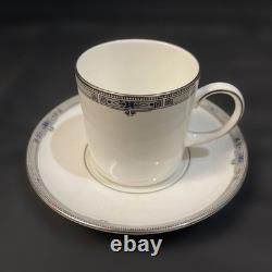 Wedgwood Amherst Demitasse Cup Saucer 6 Set