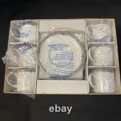Wedgwood Amherst Demitasse Cup Saucer 6 Set