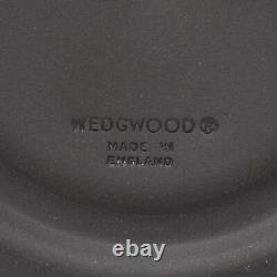 Wedgwood Basalt Black Matte Glossy 6 Demitasse Espresso Cups 6 Saucers 12p Lot F