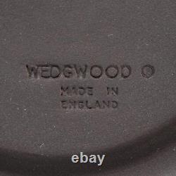 Wedgwood Basalt Black Matte Glossy 6 Demitasse Espresso Cups 6 Saucers 12p Lot G