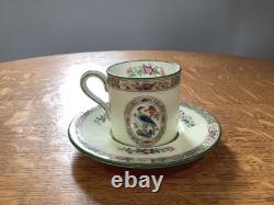 Wedgwood Bideford bone china demitasse cups & saucers W1081 SET of TEN