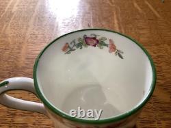 Wedgwood Bideford bone china demitasse cups & saucers W1081 SET of TEN
