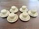 Wedgwood Bone China Gold Columbia Sage Green Set Of 6 Demitasse Espresso