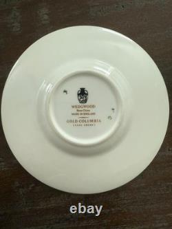 Wedgwood Bone China Gold Columbia Sage Green Set of 6 Demitasse Espresso
