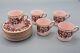 Wedgwood Bramble Alpine Pink Wk3526 Demitasse 5 Cups & 8 Saucers Free Shipping