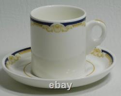 Wedgwood Cavendish Metallised Demitasse Cup & Saucer Lot of 6 Read
