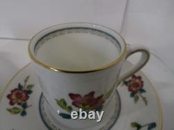 Wedgwood Chinese Flowers Six Demitasse Cups And Saucers Sets
