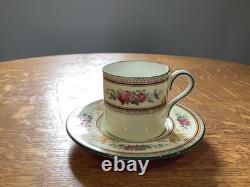 Wedgwood Columbia Ivory bone china demitasse 7 cups and saucers, W726