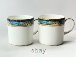 Wedgwood Curzon Demitasse Cups & Saucers Set 4 Discontinued Fine China