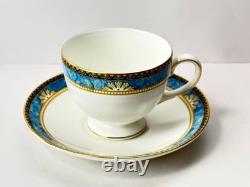 Wedgwood Curzon Demitasse Cups & Saucers Set 4 Discontinued Fine China