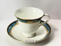 Wedgwood Curzon Demitasse Cups & Saucers Set 4 Discontinued Fine China