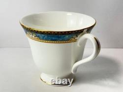 Wedgwood Curzon Demitasse Cups & Saucers Set 4 Discontinued Fine China