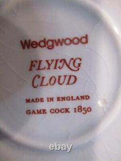 Wedgwood Flying Cloud Rust Sailing Ship Coffee Pot Sugar Demitasse Cups Saucers