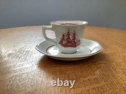 Wedgwood Flying Cloud SIX demitasse cups & saucers Georgetown Collection