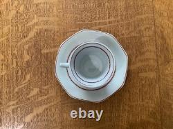 Wedgwood Flying Cloud SIX demitasse cups & saucers Georgetown Collection