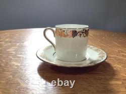 Wedgwood Gold Whitehall 10 demitasse cups & saucers W4000