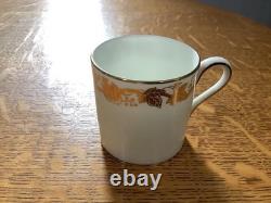 Wedgwood Gold Whitehall 10 demitasse cups & saucers W4000