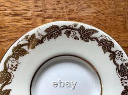 Wedgwood Gold Whitehall 10 demitasse cups & saucers W4000