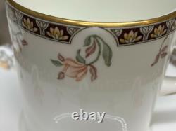 Wedgwood ISIS England Bone China Set of 4 Demitasse Cups & Saucers