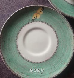 Wedgwood Sarah's Garden Demitasse Pair Cup & Saucer F/S