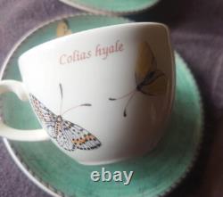Wedgwood Sarah's Garden Demitasse Pair Cup & Saucer F/S