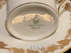 Wedgwood Whitehall White Demitasse Cups and Saucers Set of 11