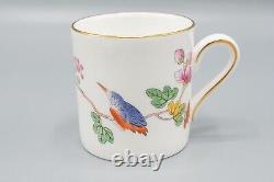 Wedgwood Williamsburg Cuckoo Bond Demitasse Cup & Saucers Set of 8 FREE SHIPPING